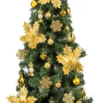 Arbol De Navidad Decorado Slim Verde 1,80mt + Kit Decoracion