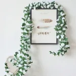 Flores Artificiales Guirnalda Guía De Rosa Enredadera 2.4m