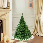 Árbol De Navidad Arbolito Pino Canadian Luxury 1.5mts Base Metálica Color Verde