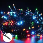 Luces De Navidad X100 A Pilas Luces Led Multicolor 10mts