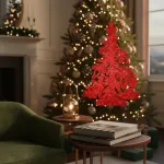 Adorno Colgante Arbolito De Navidad Decoración Navideño X5