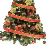 Arbol De Navidad Tronador Lujo 1,80mts Con Adornos Kit X60