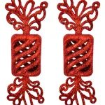 Adorno Navideño Caramelo Colgante X2 Decoración Para Arbol