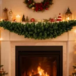 Guirnalda Muerdago Curvo Navidad 2m X30cm Deluxe X2 Unidades