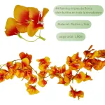 Guirnalda De Flores Artificiales Enredadera Decoracion 1.8m