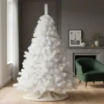 Arbol Navidad Extra Lujo Patagonia Blanco 1,30mts