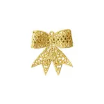 Adornos Navideños Moños Gibré Arbolito De Navidad 6cm X4