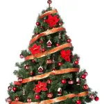 Arbol Navidad Patagonia Xl 1.30mt Deco Rojo Cybermonday