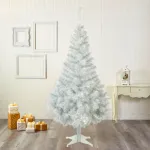 Arbol De Navidad 2mts Arbolito Canadian Spruce Blanco Plata