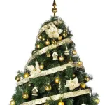 Arbolito Navidad Extra Lujo Patagonia 1.30mt Deco Oro Deco