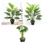 Planta Artificial Grande Palmera Areca 125cm Decorativa