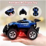 Auto A Radio Control Remoto Stunt Mini Acrobático Rc A Pilas Color Azul