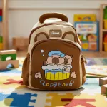 Mochila Infantil Jardin Capibara Para Niños Niñas Escolar
