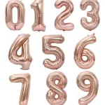 Globos Metalizados Números 45 Cm Fiestas Cumpleaños