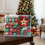 Navidad Adornos X73 Bolas Estrellas Figura Puntal Decoración