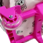 Mochila Carrito Escolar + Cartuchera La Bubu Base Reforzada