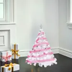 Árbol Navidad Fabesa Montañes Deluxe 130 Cm Blanco Decorado
