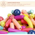 Bloques Magnéticos Expreso Polar Para Armar 42 Piezas Circulares Niños 3+