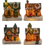 Casa Christmas Village Casita Navideña C/luz Deco A Pila X1