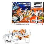 Pista De Autos Espacial Cohete Muñecos Astronauta Carreras
