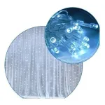 Cortina Led X300 Luces Navidad Bodas 3x3 Mts 12 Tiras 220v