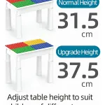 Mesa Didactica Infantil Construccion Silla 102 Bloques Niños