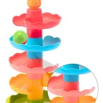 Tobogán De Pelotas Juguete Para Bebes Primera Infancia Color Multicolor