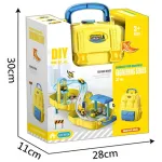 Juguete Mochila Pista De Autos Policía Bombero Construcción