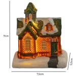 Casa Christmas Village Casita Navideña C/luz Deco A Pila X1
