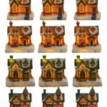 Casa Christmas Village Casita Navideña C/luz Deco A Pila X1