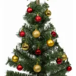 Arbol Navidad Carioca Verde 0,90mt + Kit Decoracion Rojo/oro