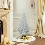 Arbol Navidad Canadian Spruce Blanco/plata 1.5m Black Friday Color Blanco Plata