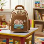 Mochila Infantil Jardin Capibara Para Niños Niñas Escolar