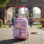 Mochila Carrito Escolar Carro Con Ruedas Infantil Para Niñas