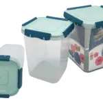 Set X3 Tupper Hermetico Organizador Plastico Frio/caliente