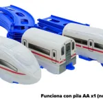 Tren Bala Juguete Pista Alta Velocidad Rápido Vías Y Sonidos
