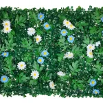 Jardin Vertical Muro Verde Césped Pared Con Flores 65x40cm
