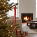 Adorno Colgante Navideño Decoración Bastones De Caramelo X3