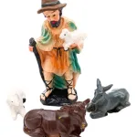 Pesebre Navideño Sagrada Familia Figuras Ceramica Artesanal