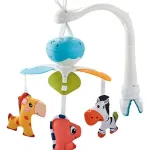 Movil Cunero Cuna Musical Giratorio Cochecito Bebe Animales