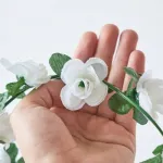 Flores Artificiales Guirnalda Guía De Rosa Enredadera 2.4m