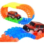 Pista Luminosa Flexible 80 Piezas Con Auto Luminoso