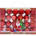 Bolas De Navidad 4cm Valija Adornos Colgante Navideño X24