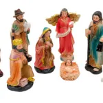 Pesebre Navideño Sagrada Familia Figuras Ceramica Artesanal