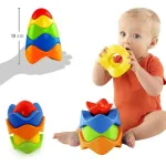 Bloques Apilables Juguete Didáctico De Encastre Formas Bebe