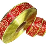 Cintas Navideñas Pack X3 Adornos 4cm 2,70mt Navidad Decorar