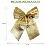 Adorno Colgante Moños X1 Decoracion Arbol De Navidad