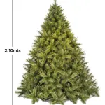 Arbol De Navidad Ciprés 2,10 Mts Tope De Gama Ultra Frondoso