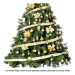 Arbol Navidad Patagonia Xl 1.80mt + Kit X72 Oro Cybermonday