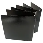 Carpetas N3 Escolares Numero 3 Fibra Negra X5 Unidades Color Negro